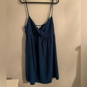 Teal/dark blue spring and summer dress.